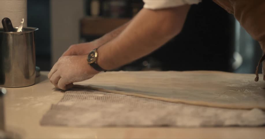A person preparing food