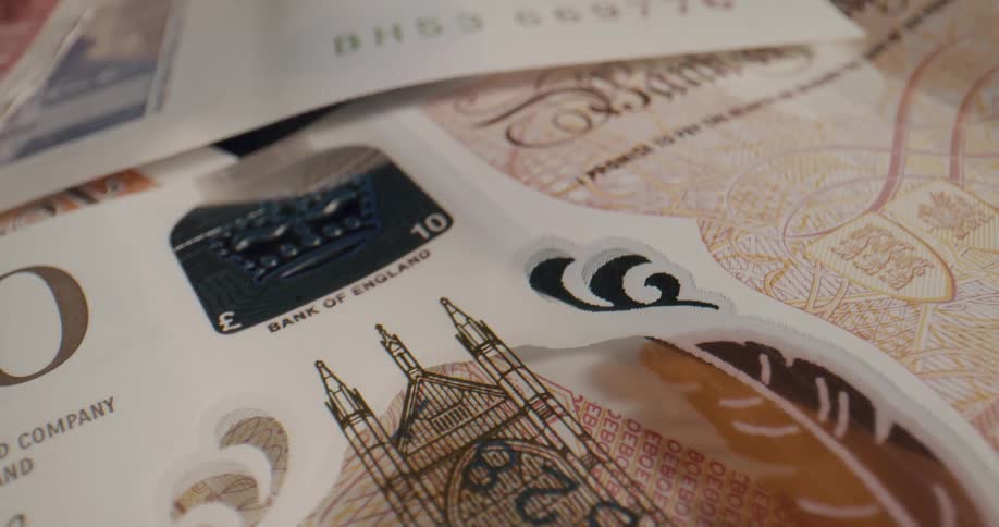 A view of paper money