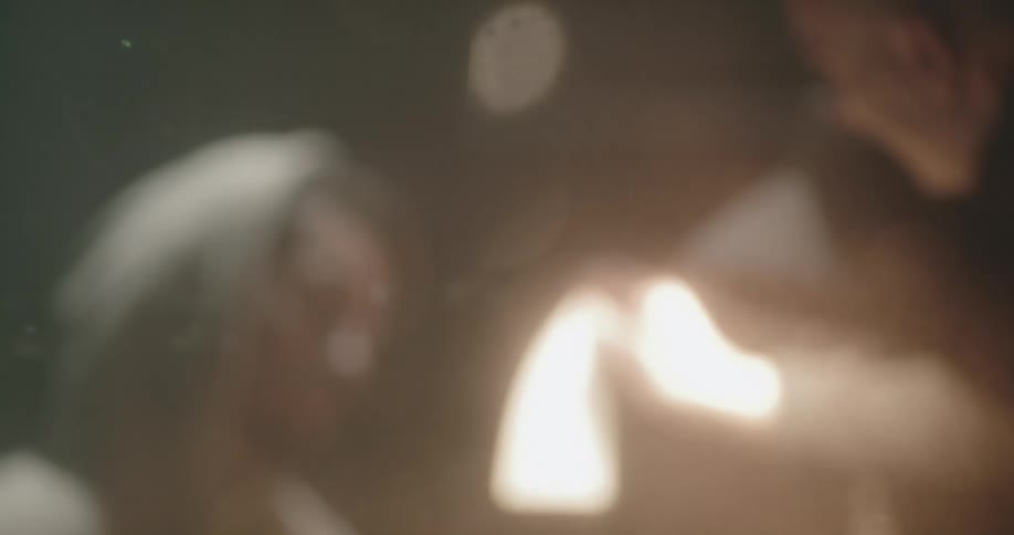 A man is afraid as he is interrogated
