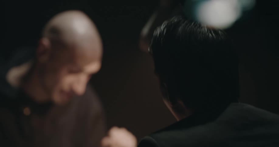 A man is upset while being interrogated