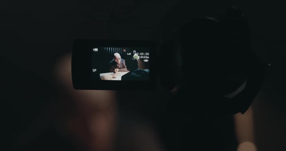 The interrogation is being filmed