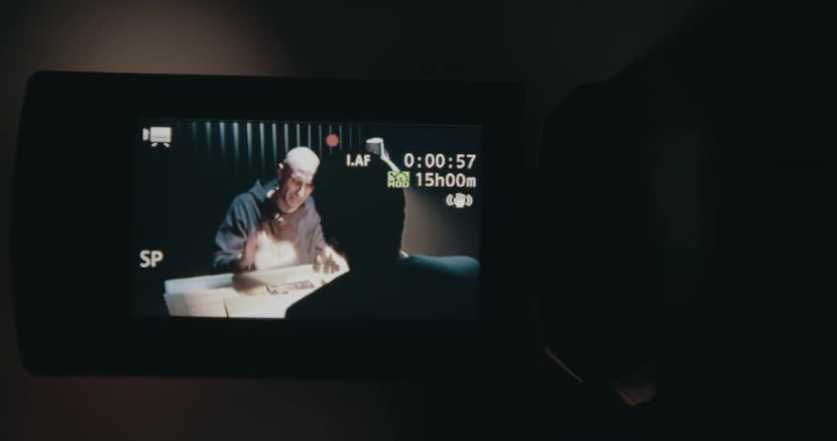 A man being interrogated