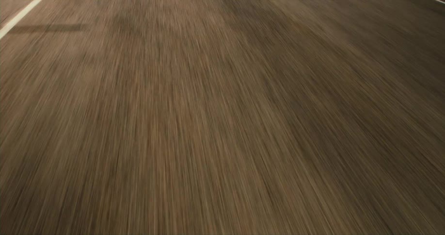 Vehicle drives on highway