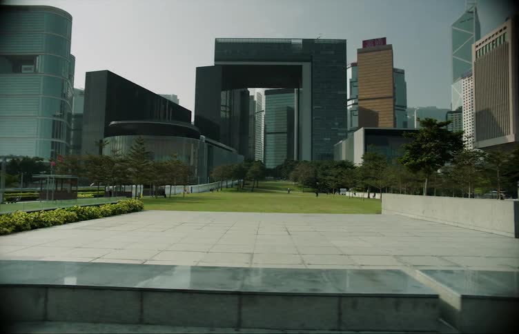 A view of buildings in a city