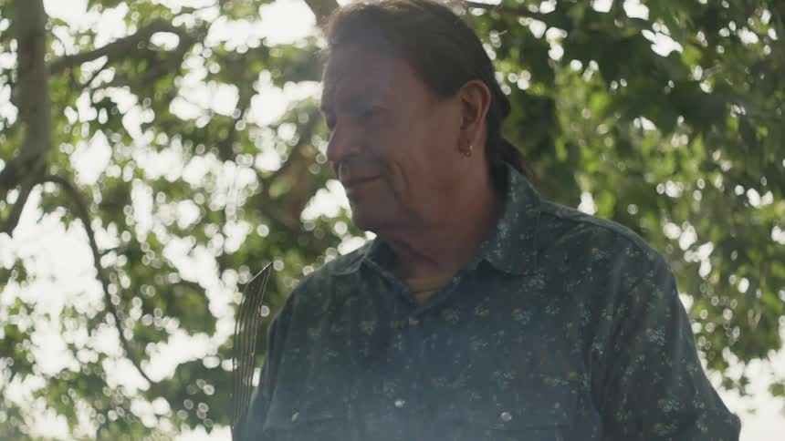 A man standing outdoors
