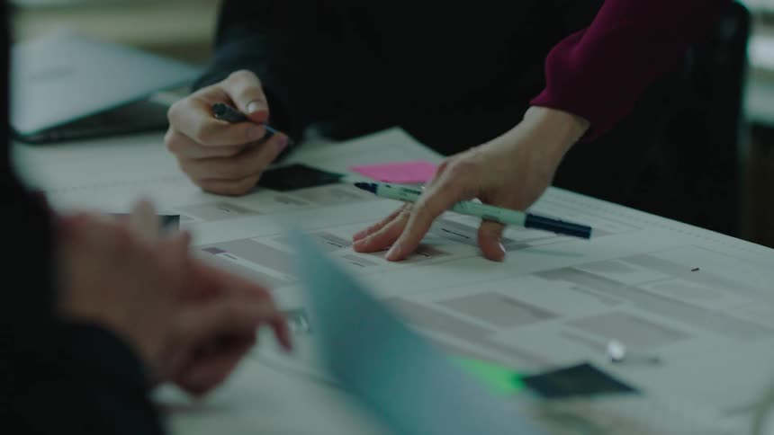 People working in an office