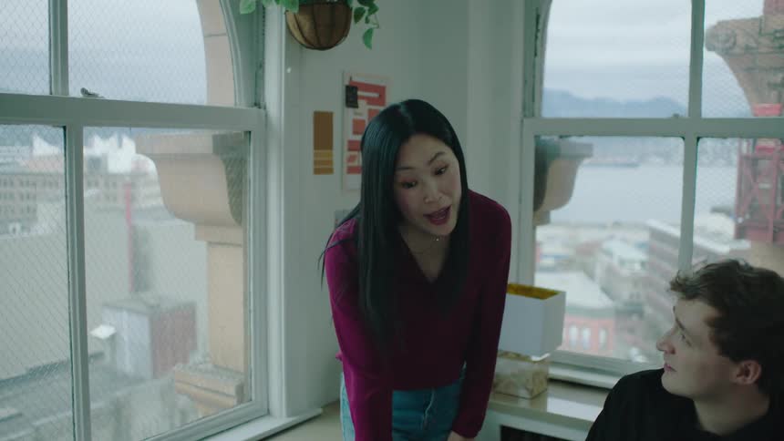 People talk in the office