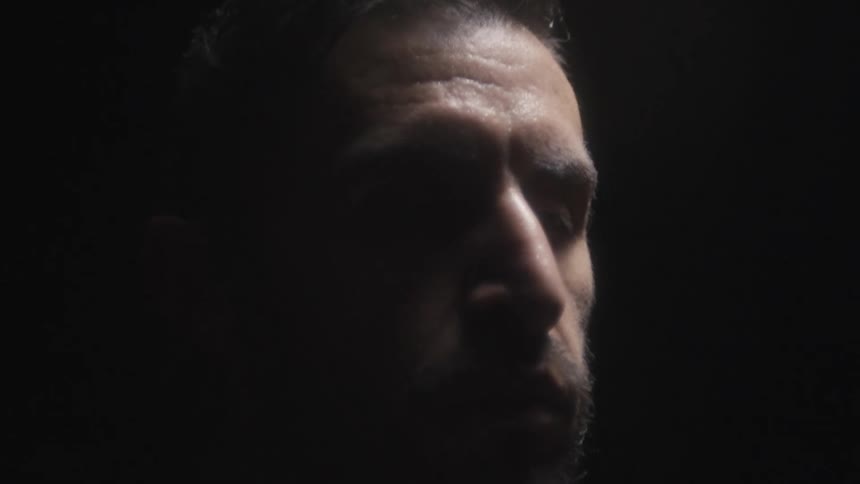 A man in a room