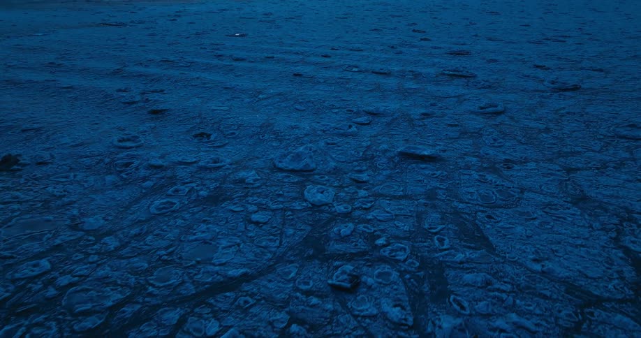 Water rippling on a lake