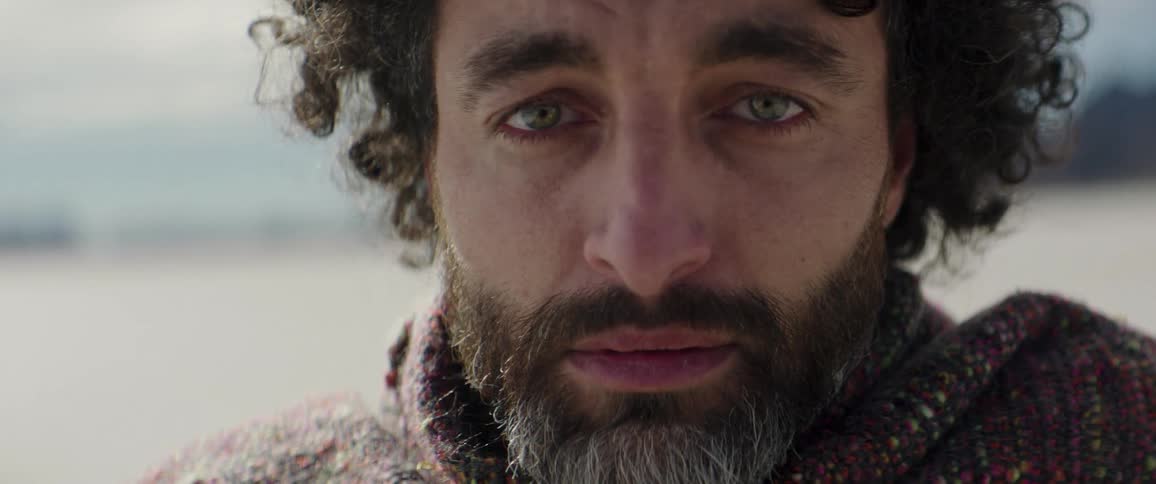 A man looks worried