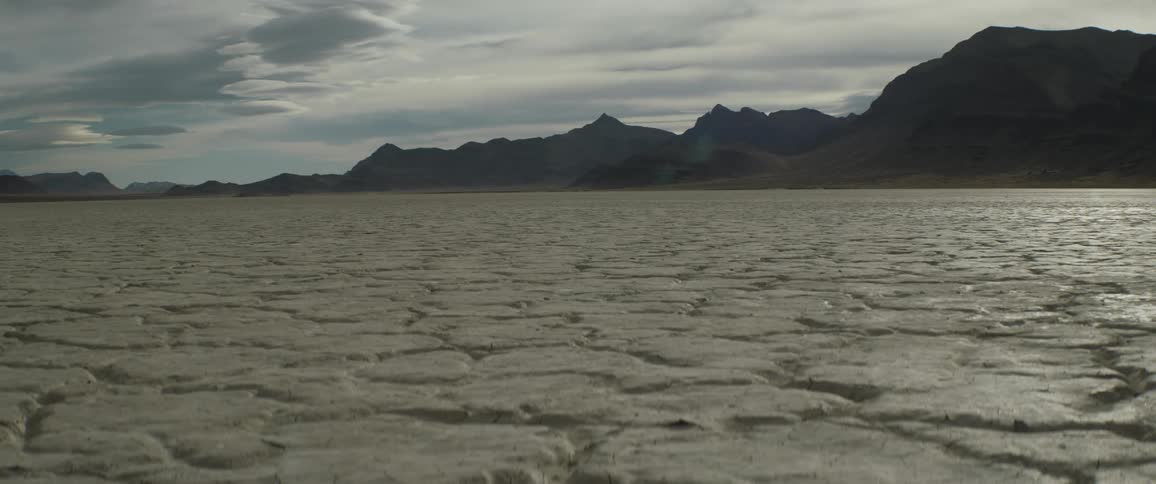The desert is empty