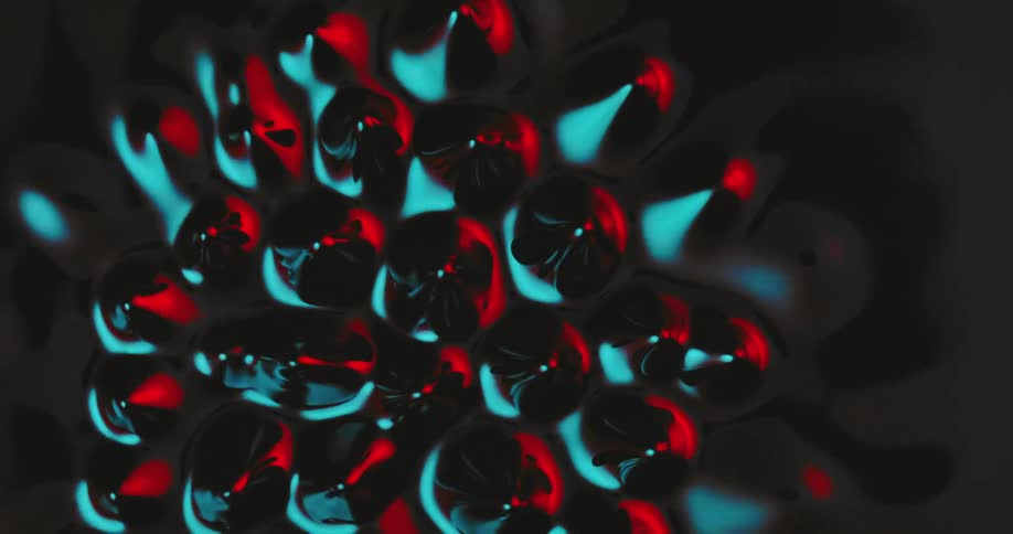 Rippling shiny black liquid