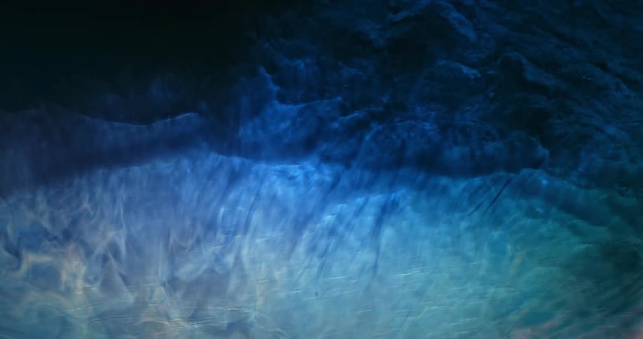 The blue colors move around