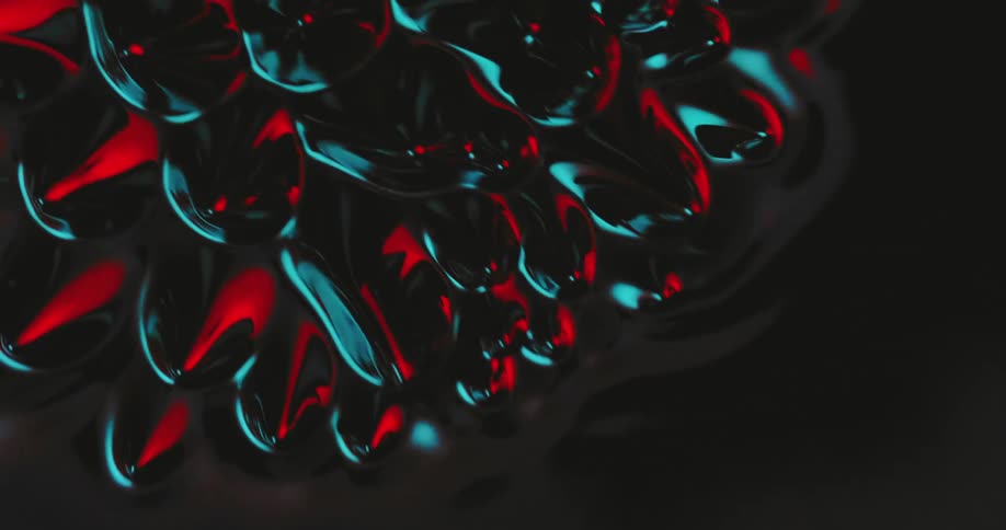 The bubbles move around