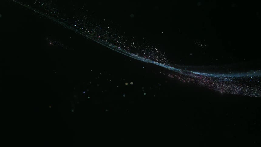 A view of stars in a galaxy is displayed