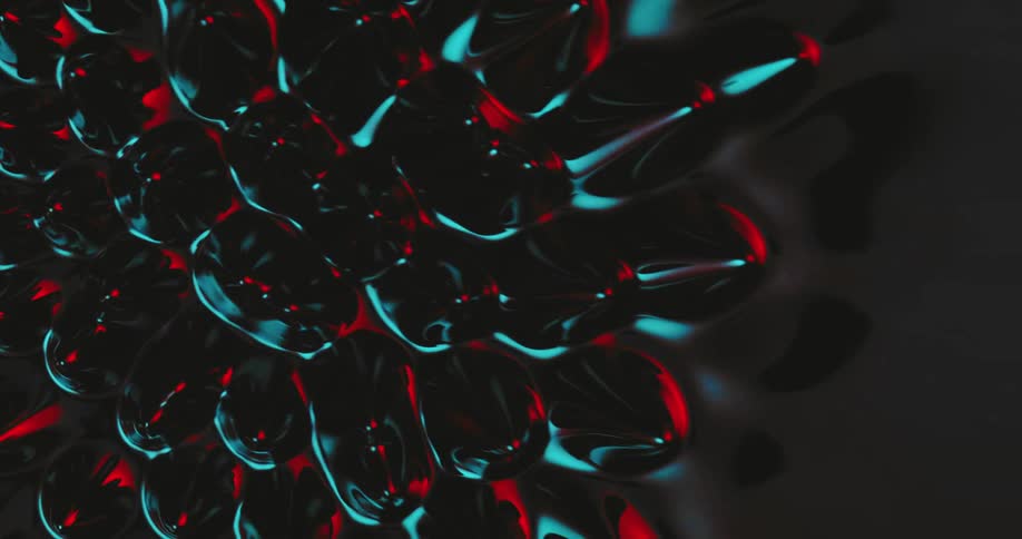 The water moves around reflecting light