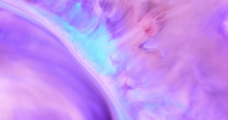 Different shades of colors are mixing together