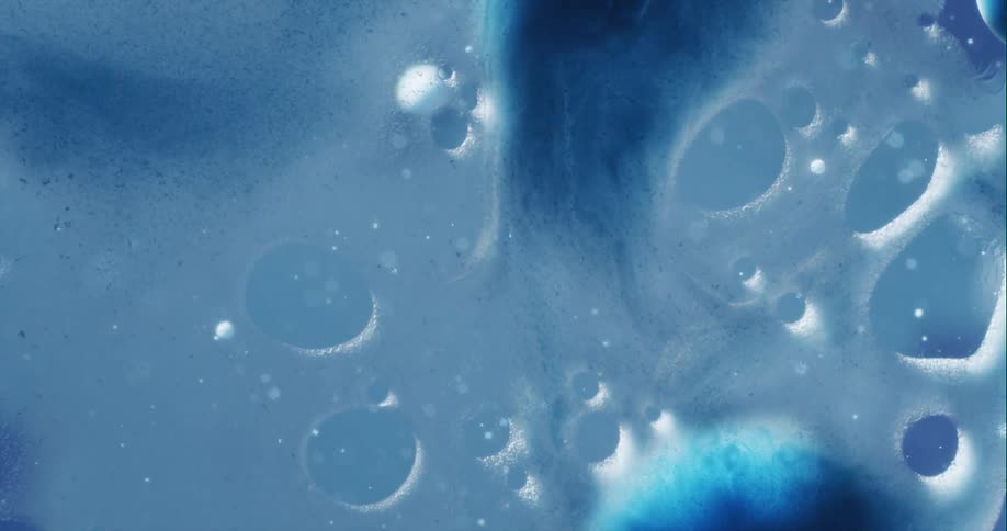 The bubbles move around