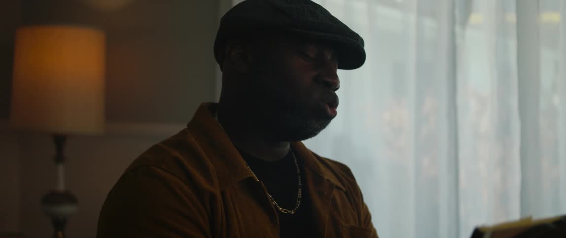 A man playing a piano