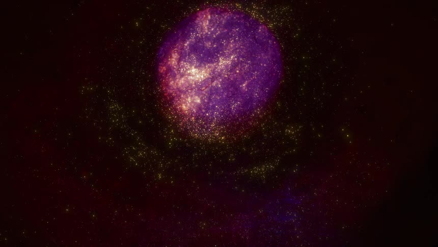 Stars in the night sky are displayed
