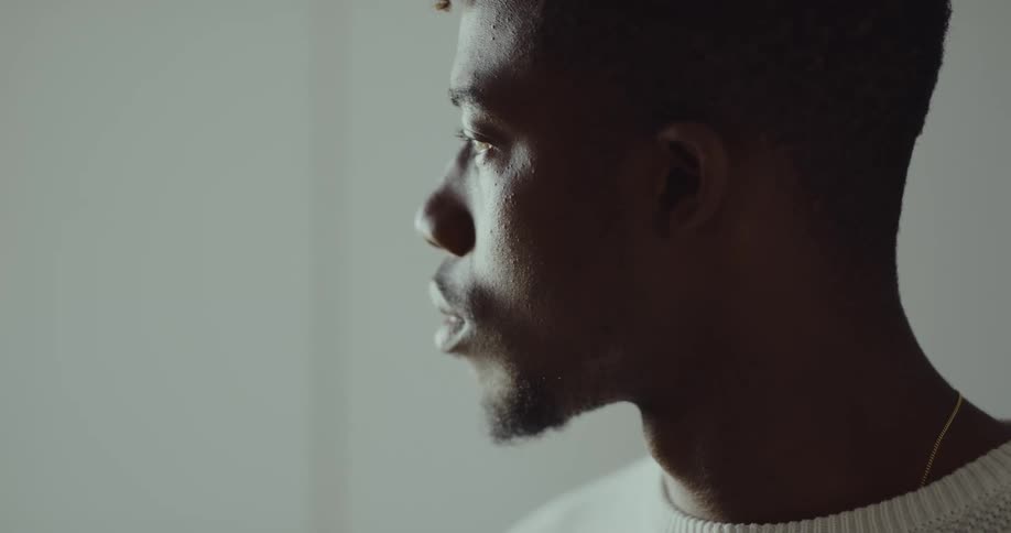 A man in a room