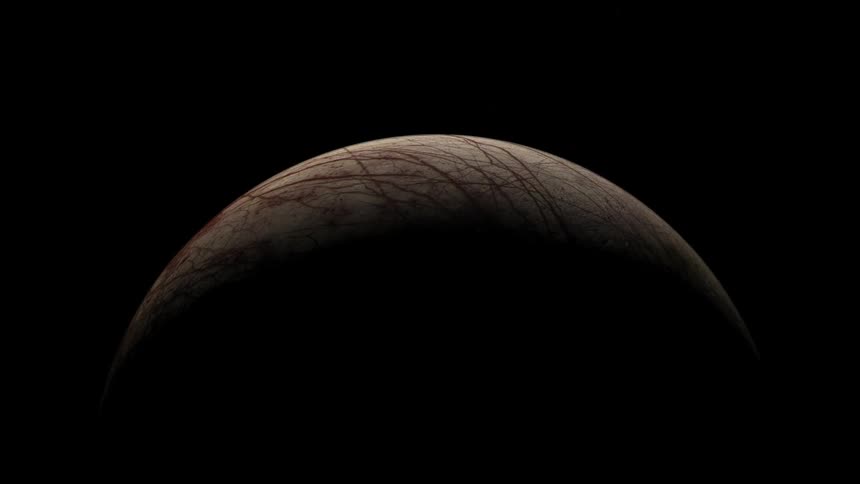 A view of a planet in space