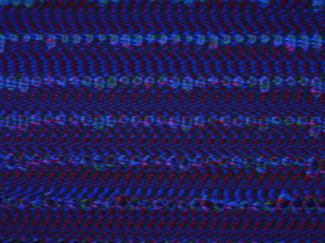 The statics move on the screen