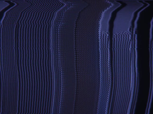 A view of a screen with blue lines on it