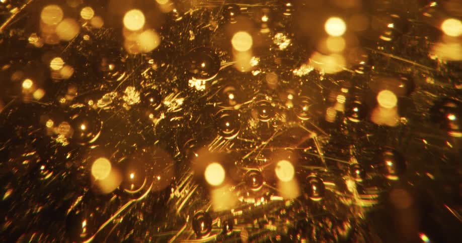 Abstract footage of lights shining