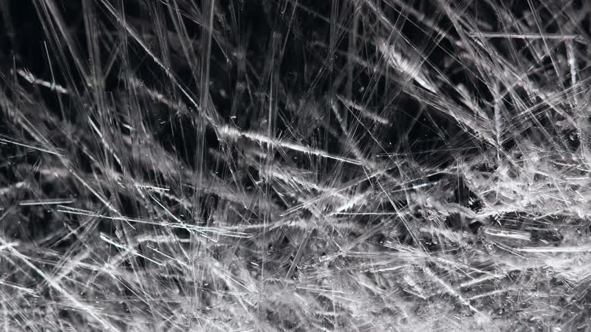 The freezing ice spreads