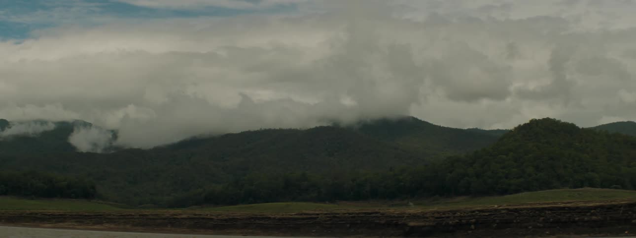 A landscape is displayed during the day