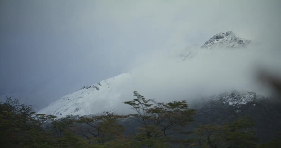 Snow on mountain