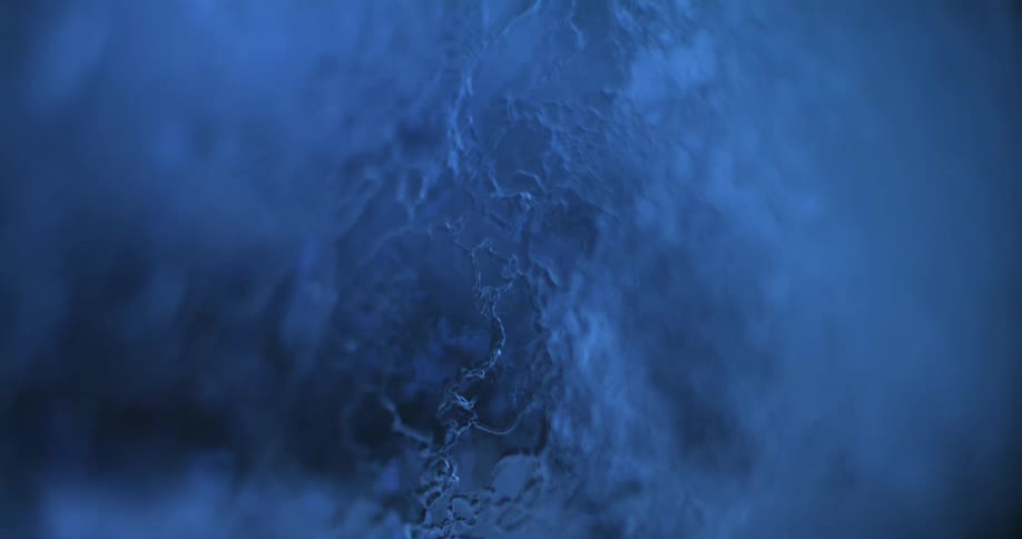 Textured surface of frosted object form curling lines