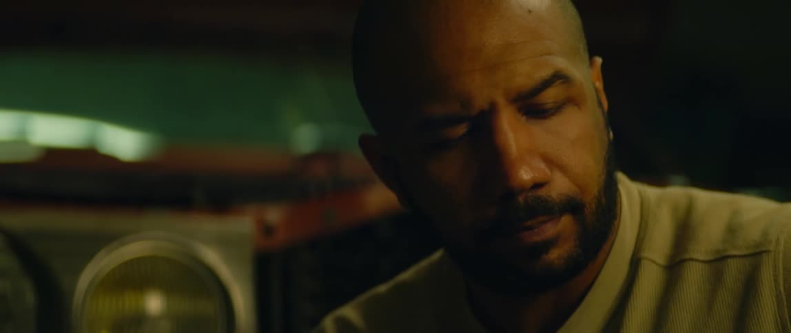 A man sitting in a room