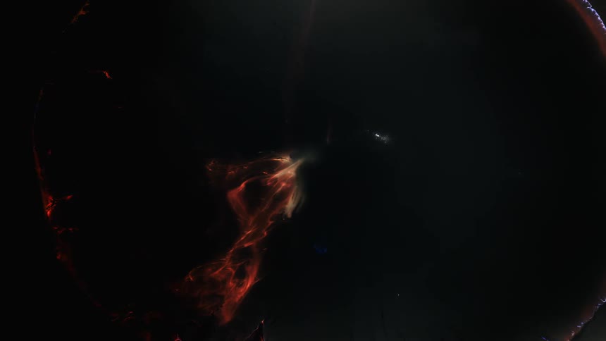 Abstract footage of graphics on a screensaver