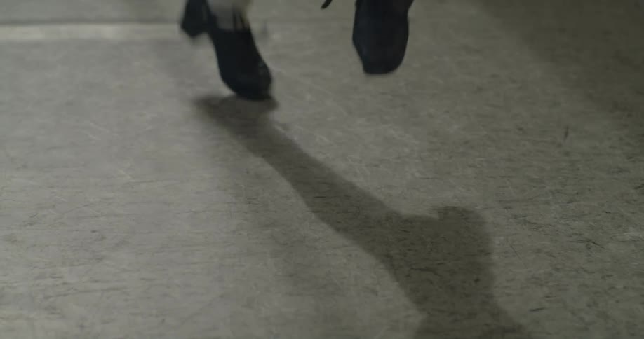 A person dancing in a room