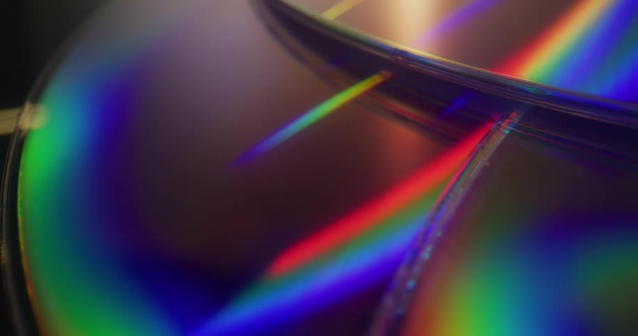 There is a light with different colors that is flashing
