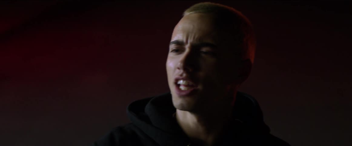 A man yelling in a room