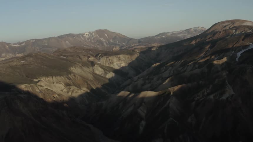 Mountains in a mountain range