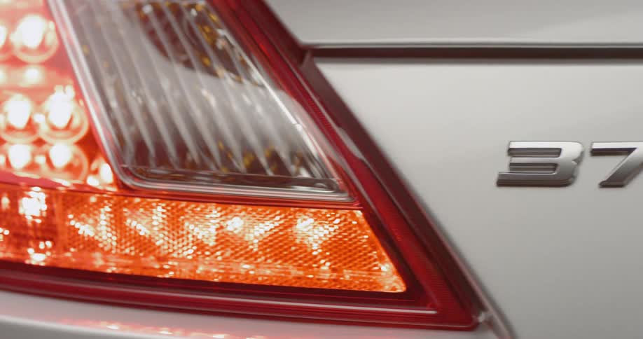 Close up of headlights on a car