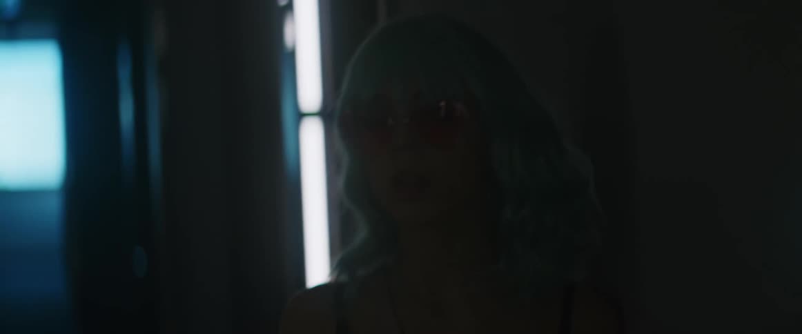 A woman in a room