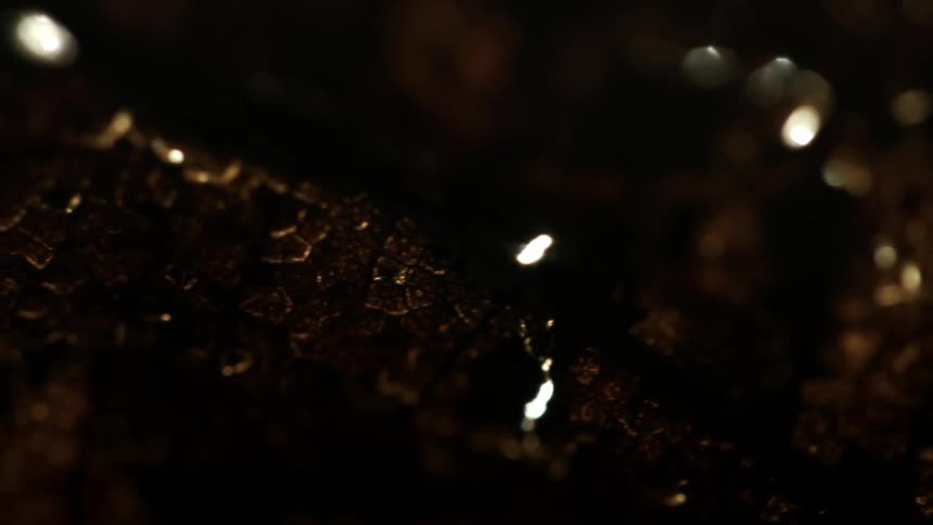 Shiny objects in a dark room