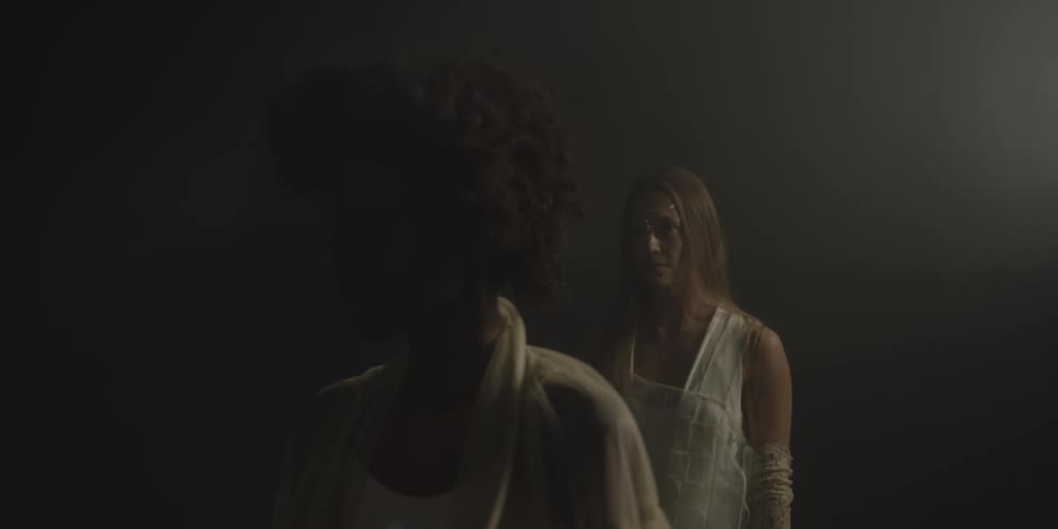 Two women are standing next to each other