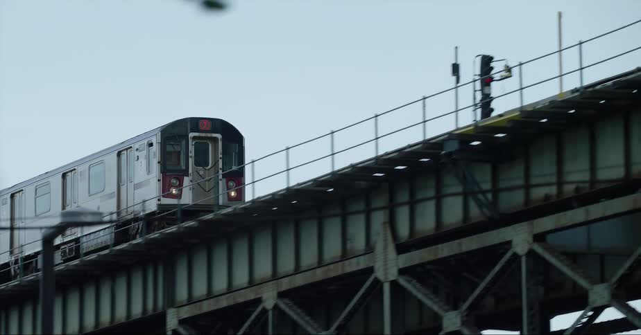 Passanger train runs on track