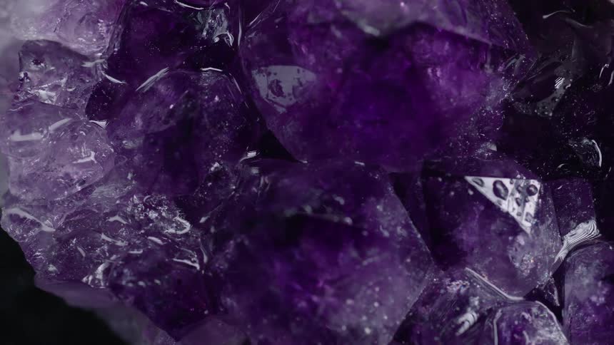 White texture highlights an organic purple substance