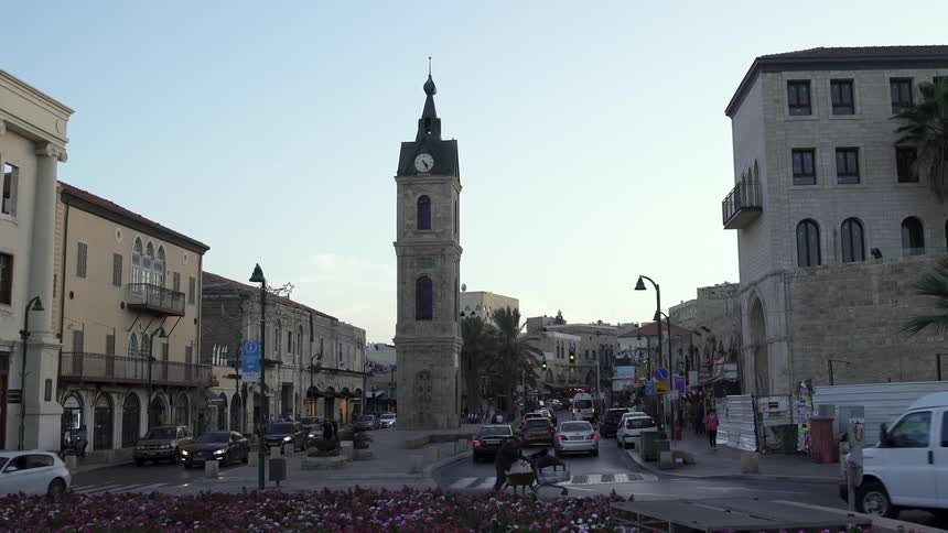 A busy street during the day