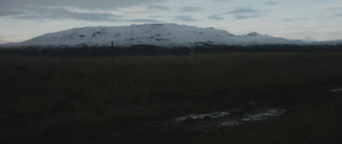 The mountain ahead is covered with snow