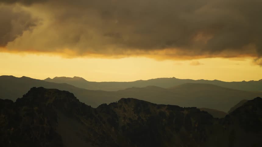 High mountain pass