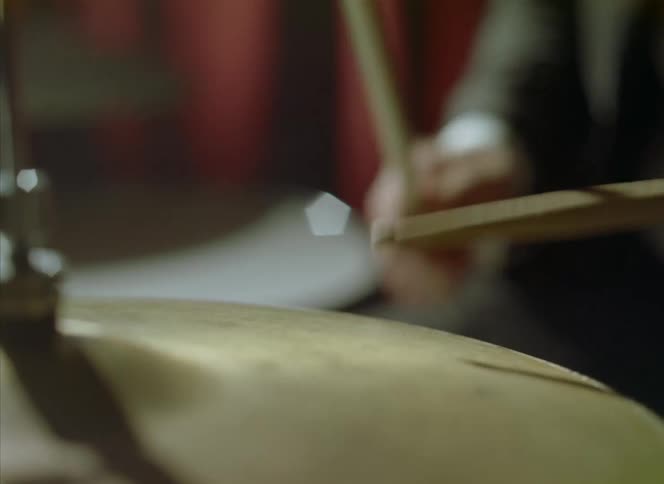 Person playing drums