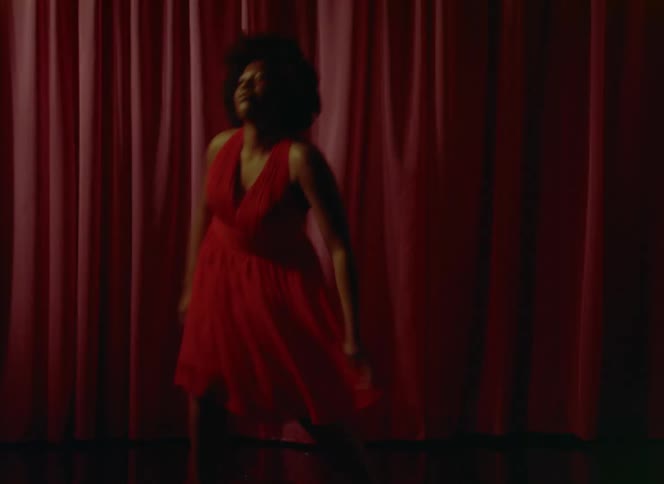 Person dancing indoors